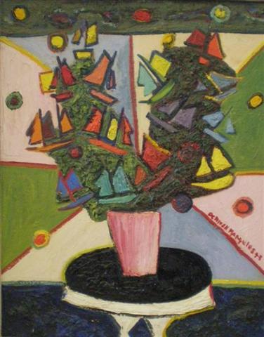 De Hirsch Margules 
Bi Focus, 1943 
Oil on board
20 x 16 inches
MARG_D_004