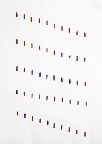 for single use only, 2011.
printer cartridge ink on paper, 29.7cm x 21cm.