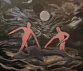 Max Razdow in the Elizabeth Foundation of the Arts Open Studios