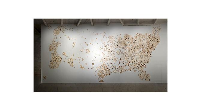  American Servicemen and Women Who Have Died in Iraq and Afghanistan (but Not Including the Wounded, nor the Iraqis nor the Afghans) 
2004 to the present, pencil on color coded vellum
Project comprised of 4,435 drawings, each image: 4 x 3 in., dimensions variable
Saatchi Collection, London
  View More  ➤ 
