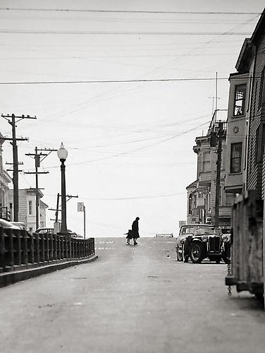 Telegraph Hill, Top of Union Street
circa 1950
gelatin silver print