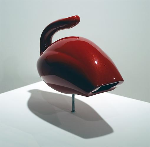  Duck  (front view), 2009
Actual vacuum, plastic, PPG paint System
12 x 8 x 7 inches