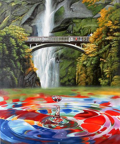 Cosmic Cocktail, 2011.
Oil on canvas, 60 x 48 inches.