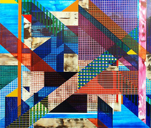 Changha Hwang
Thumb 3/3, 2010-201.
Acrylic paint on cotton canvas, 60 x 70 inches.