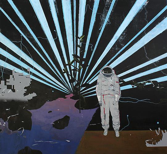Return to Zero, 2012.
Acrylic on canvas, 40 x 44 inches.