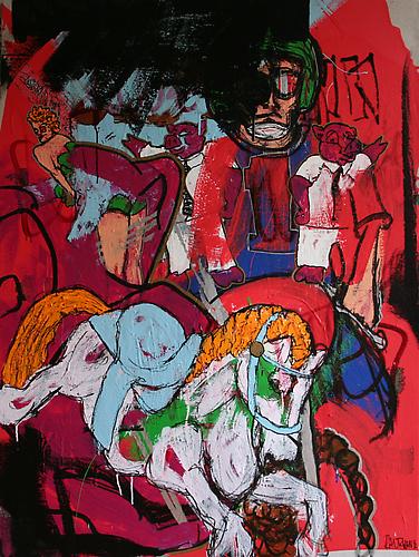  DIRT BIKE RIDER , 2012
Acrylic enamel and paint marker on canvas
48 x 36 inches