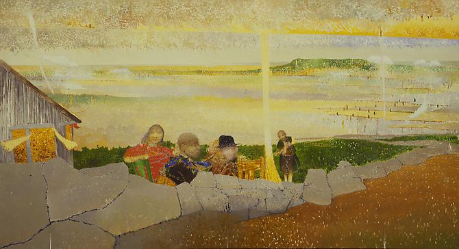  The Stolen Blessing, 1986 
Oil on canvas, 56 x 93 in.
  View More  ➤ 