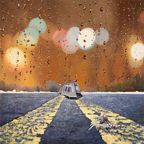 Groundhog Day, 2012.
Oil on canvas, 30 x 30 inches.