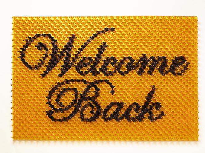 Do Ho Suh
Doormat: Welcome Back, 2003.
Polyurethane Rubber, 1 x 38.31 x 25.2 inches.