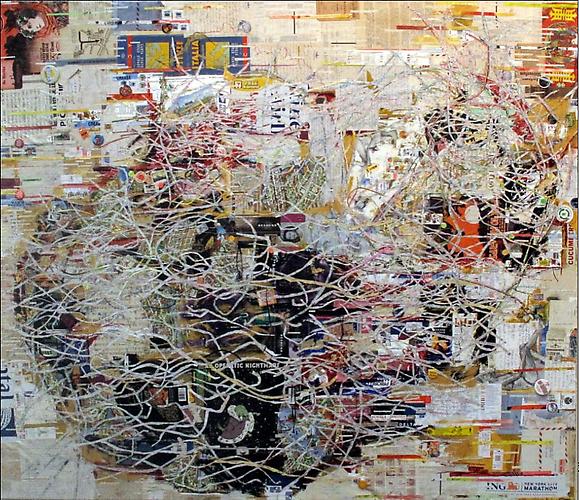 Kate Rivers
Dido, 2010
Mixed media on canvas, 83 x 90 inches.