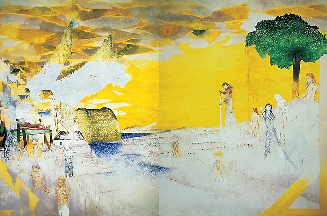  Révolution Pastorale, 1978-1981 
Oil on canvas, diptych, 108 x 168 in.
 Price upon request 
  View More  ➤ 