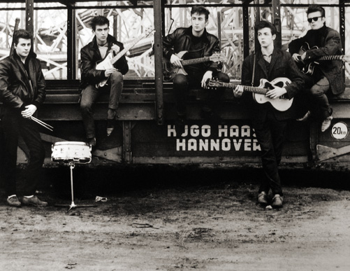Astrid Kirchherr, The Beatles, Hamburg Fun Fair, Heiligengeistfeld
1960