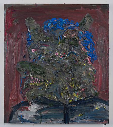 Wolf Man, 2009
Oil on wood panel
33 x 30 inches