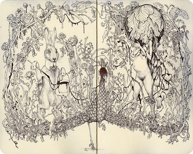 JAMES JEAN
Mole E, 2010
Ink on paper
9 X 10 inches