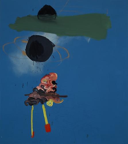 JENNIFER LEFORT | IMAGINE BLUE | OIL ON CANVAS | 54 X 48 INCHES