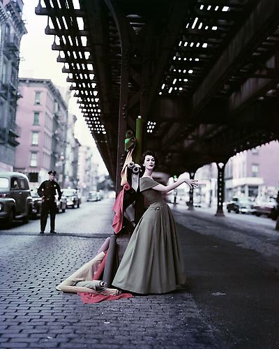 “Dovima Under the El”
(“Dior Creates Cosmopolitan Drama”)
1956
Archival Pigment Print