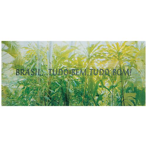  Brasil . . . Tudo bem, Tudo bom!, São Paulo , 1999
Serigraph on rag paper, 19 x 39 ¼ in., edition of 70
Signed and numbered in pencil by the art, published by Galeria Luisa Strina, São Paulo / Art & Prints, Madrid
  View Description  ➤ 