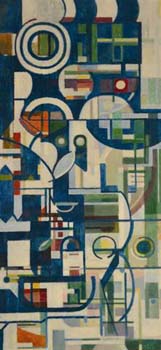 Maurice Golubov
Untitled, 1952 
Oil on canvas
58 3/4 x 27 inches
GOLU_M_009