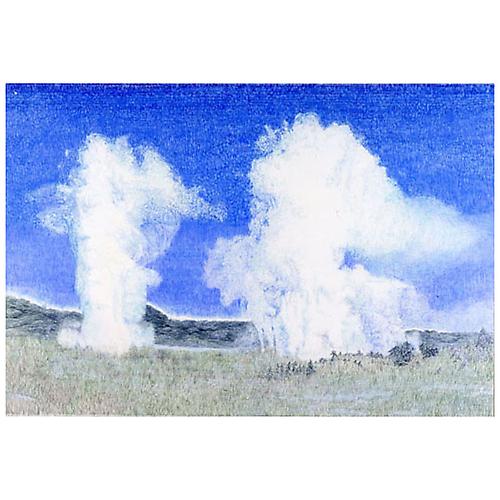  Two Geysers, 2004 
Colored pencil on paper, 44 ¼ x 64 in.
  View More  ➤ 