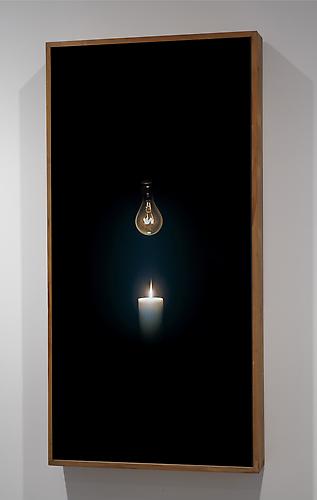  Diálogo , 1980
Duratrans with walnut light box, 78 ¾ x 39 5/8 x 7 in. 
  View Description  ➤ 