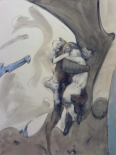  Different People, 1986 
Pencil and watercolor on paper, 40 x 30 in.
  View More  ➤ 
 Price upon request 