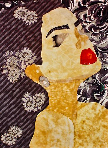The Mocambo Suite (Sentimental Mood), 2011
vintage kimono silks
13 x 9 inches