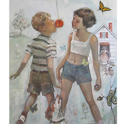  Schoolyard Paradise, 2004 
Oil on canvas, 62 x 54 in.
  View More  ➤ 