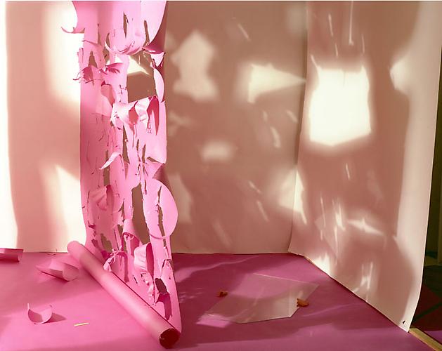 No. 141, Shadows from Torn Magenta on White, 1980-2009
C-print
32 x 39 inches
Edition of 4