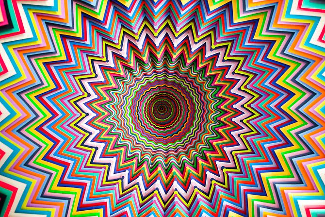 Cosmic Distortion (detail), 2012
Hand-cut acid-free paper, glue, wood, foam board
22.5 x 22.5 x 36.5 in