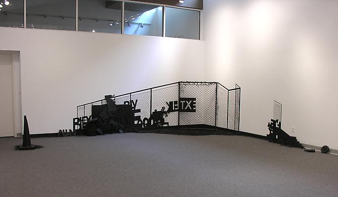Blot, 2008.
Mixed media, Variable.