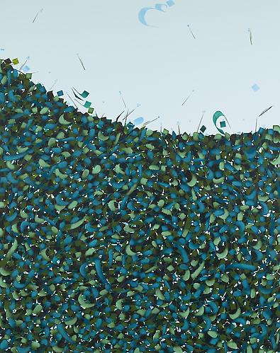 Pouran Jinchi
Untitled 5 (Entropy Series)   2010
Ink and acrylic on canvas
60 x 48 in / 152.4 x 122 cm