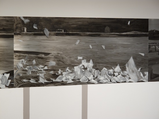 SEQUENCE (DETAIL) | OIL ON ALUMINUM AND LATEX PAINT | 204 X 488 INCHES | 2009
INSTALLATION VIEW | CARLETON UNIVERSITY ART GALLERY | OTTAWA, CANADA