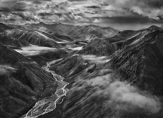 The Brooks Range Mountains, Close to the Achillik area, not Far From the Coastal Arctic Plain.
2009
gelatin silver print