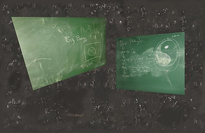 Big Bang-Yin Yang, 2008
Photomontage/archival inkjet print 
30 x 48 in
Edition of 3