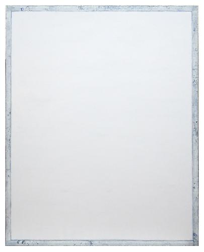 Tablet (White) (2012)
Oil, enamel, acrylic, crystalina, Mylar on canvas
60h x 48w in (152.4h x 121.92w cm)