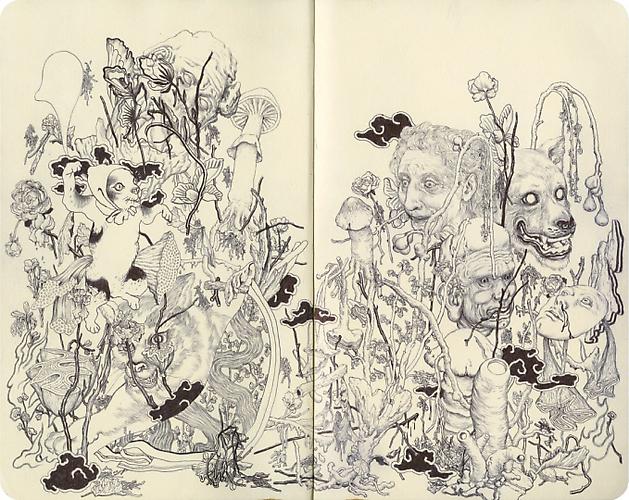 JAMES JEAN
Mole E, 2010
Ink on paper
9 X 10 inches