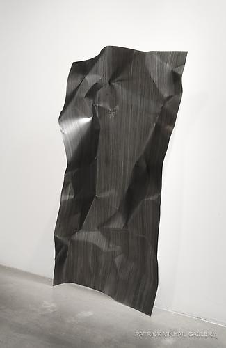 PRECARIOUS | OIL ON ALUMINUM | 48 X 24 INCHES | INSTALLATION VIEW | PATRICK MIKHAIL GALLERY | 2011