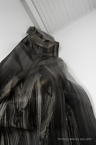 STROKE | OIL ON ALUMINUM | 138 X 24 INCHES | INSTALLATION VIEW | PATRICK MIKHAIL GALLERY | 2011