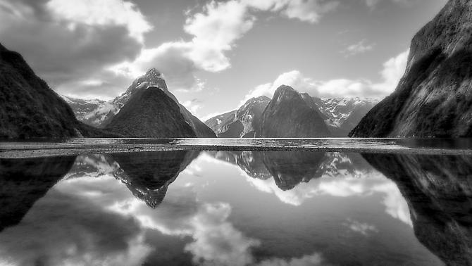 Fiordland, Dusk, NZ
2011
gelatin silver print