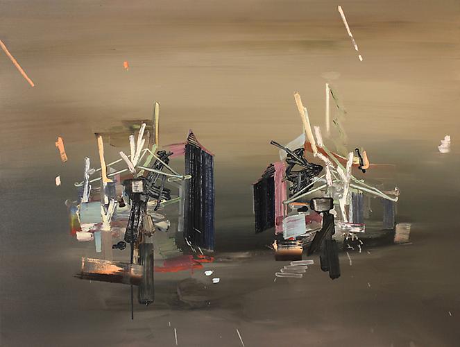 SCOTT EVERINGHAM | DELUXE VILLAS | OIL ON CANVAS | 36 X 48 INCHES | 2011