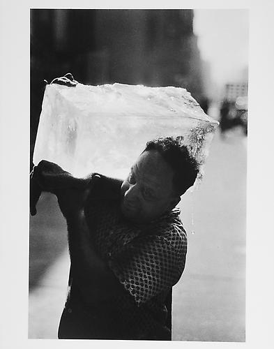 Man with ice
mid 1950s
Gelatin Silver Print