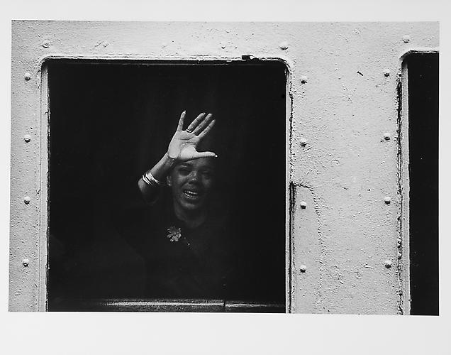 Connie crying on departing ship
mid 1950s
Gelatin Silver Print