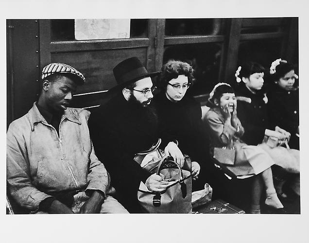 Blacks, whites subway 
mid 1950s
Gelatin Silver Print