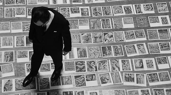  Malraux's Shoes, 2012 
Single-channel video, 42 minutes
No. 1 from an edition of 3
Written and performed by Dennis Adams. Directed by Dennis Adams and Paul Colin.