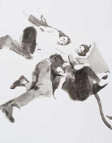 Cine Club 2
2012
ink on paper
24" x 19"