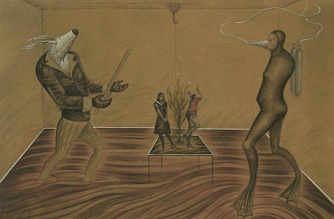 Nazar Moosavinia
From Gauging Personal Capacities Series   2008
Acrylic on canvas
39.4 x 47.2 in