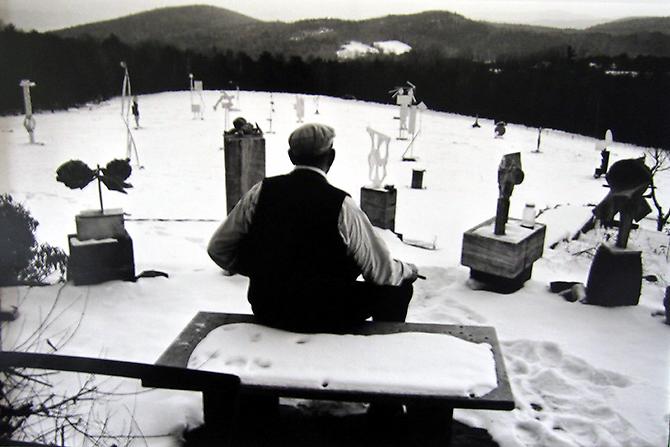 David Smith, South Field, Terminal Iron Works, Bolton Landing, New York
December 1962
gelatin silver print