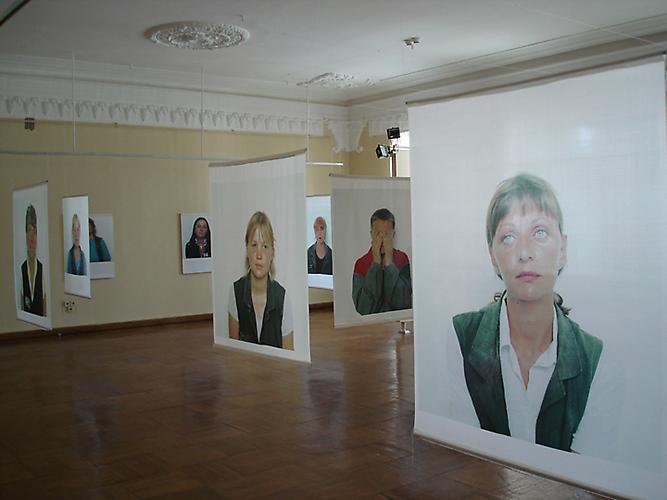 OLGA CHAGAOUTDINOVA | THE ZONE | INSTALLATION VIEW | FAR EAST MUSEUM OF FINE ART | KHABAROVSK, RUSSIA | 2006