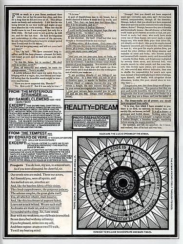 REALITY=DREAM, 1978/1992
Ink on board, 10 ¾ x 8 ¼ in.
 Price upon request 