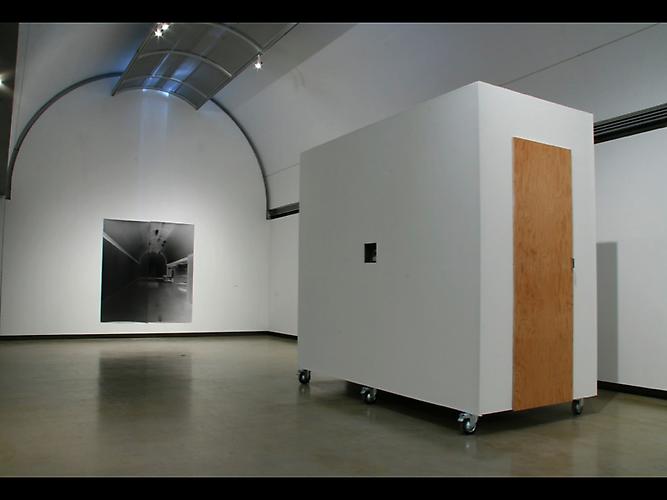 INSTALLATION 1 | LONDON CAMERA OBSCURA | UNIQUE CAMERA OBSCURA SILVER PAPER NEGATIVES | 220 X 220 CM | 2007